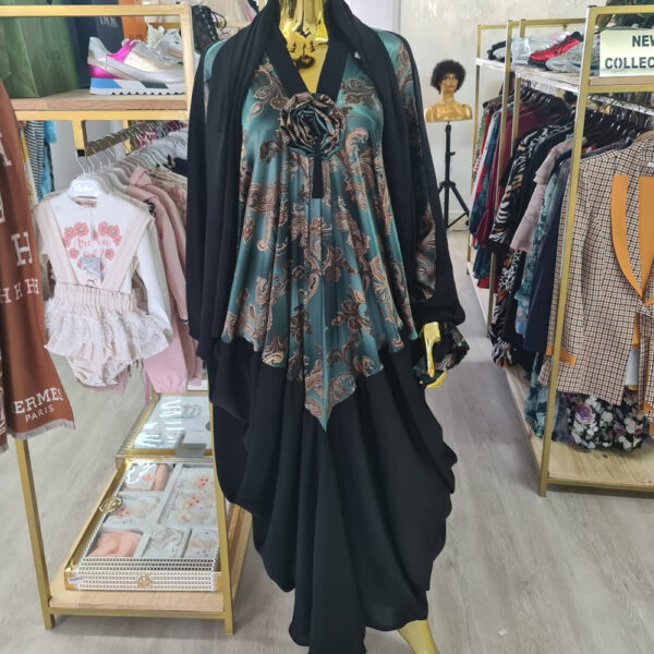 Tabby Boutique Royal Black Kaftan